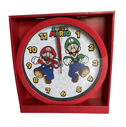 ppal web Reloj de Pared Super Mario & Luigi Running - Image 1